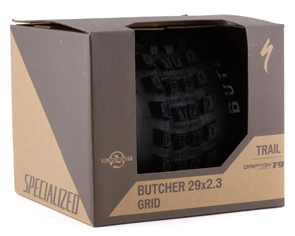 Specialized Butcher Grid Tubeless Mountain Tire (Black) (29" / 622 ISO) (2.3") (Folding) (Gripton T9) Specialized Butcher Grid Tubeless Mountain Tire (Black) (29" / 622 ISO) (2.3") (Folding) (Gripton T9) -Specialized Shop 00121 0013 1