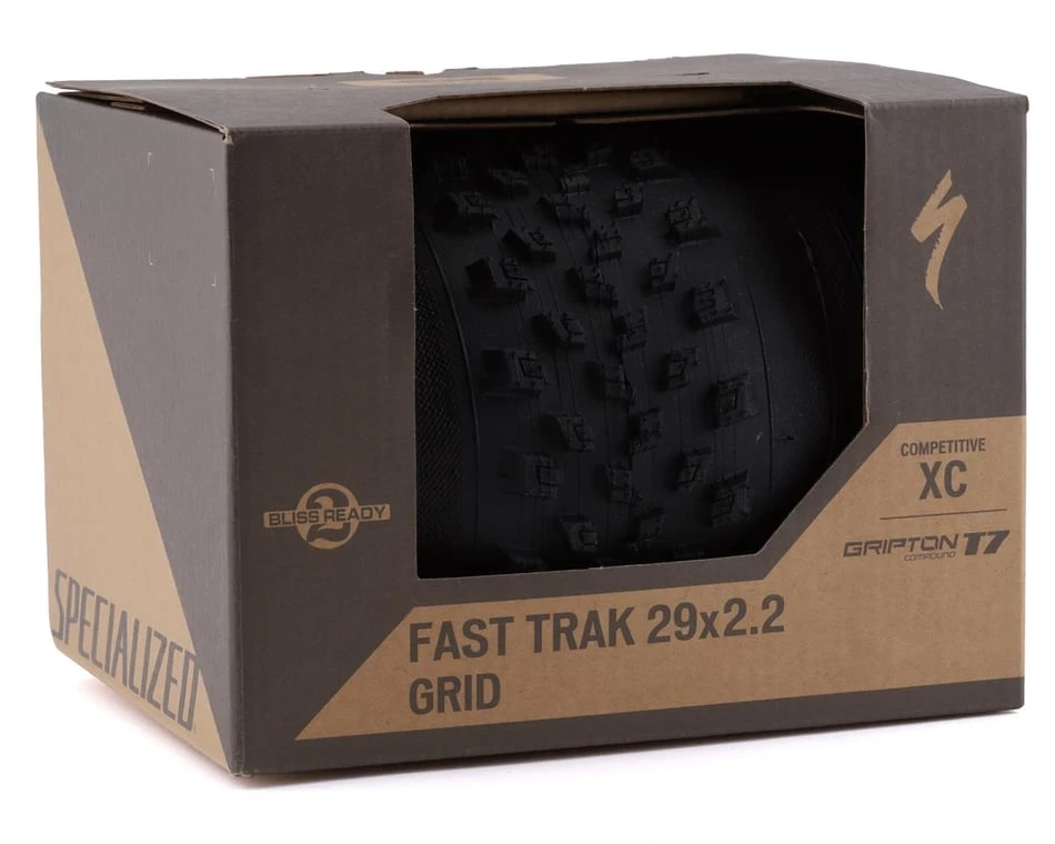 Specialized Fast Trak Grid Tubeless Mountain Tire (Black) (29" / 622 ISO) (2.2") (Folding) (Gripton T7) Specialized Fast Trak Grid Tubeless Mountain Tire (Black) (29" / 622 ISO) (2.2") (Folding) (Gripton T7) -Specialized Shop 00122 4011 1