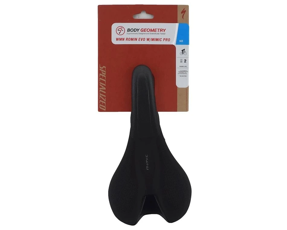 Specialized Romin Evo Pro Saddle (Black) (Carbon Rails) (143mm) (w/ Mimic) Specialized Romin Evo Pro Saddle (Black) (Carbon Rails) (143mm) (w/ Mimic) -Specialized Shop 27120 6103 4