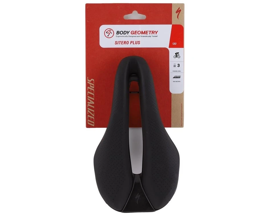 Specialized Sitero Plus Saddle (Black) (Chromoly Rails) (130mm) Specialized Sitero Plus Saddle (Black) (Chromoly Rails) (130mm) -Specialized Shop 27121 1100 4
