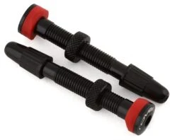 Specialized Roval Tubeless Valves (Black/Red) (Pair) (42mm)