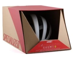 Specialized Airnet Road Helmet W/ MIPS (Dune White/Purple) (S) -Specialized Shop 60123 0602 3