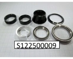 Specialized Allez/Crux Tapered Headset (Black) (1-1/8" To 1.5") (Campy Style) (Steel Bearings) (w/ Alloy Spacer Set)